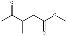 Methyl 3-methyl-4-oxopentanoate Struktur