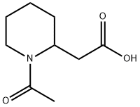 1-Acetyl-2-piperidineacetic Acid Struktur