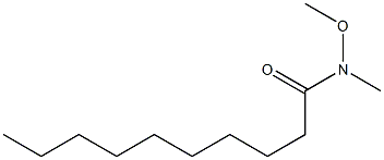 N-Methoxy-N-MethyldecanaMide Struktur