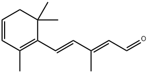 (2E,4E)-3-Methyl-5-(2,6,6-triMethyl-1,3-cyclohexadien-1-yl)-2,4-pentadienal Struktur