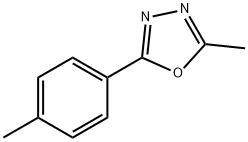 2-(4-Methylphenyl)-5-Methyl-1,3,4-oxadiazole Struktur