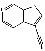 1H-pyrrolo[2,3-c]pyridine-3-carbonitrile Struktur