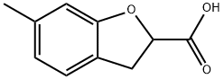 6-Methyl-2,3-dihydrobenzofuran-2-carboxylic acid Struktur