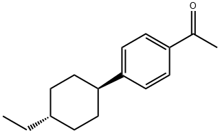 4-(trans-4-Ethylcyclohexyl)acetophenon Struktur