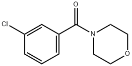 4-(3-Chlorobenzoyl)morpholine Struktur