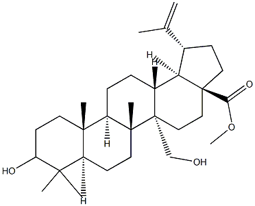 3,27-Dihydroxy-20(29)-lupen-28-oic acid Methyl ester Struktur