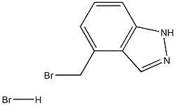 4-(BroMoMethyl)-1H-indazole hydrobroMide Struktur