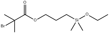 Propanoicacid, 2-broMo-2-Methyl-, 3-(ethoxydiMethylsilyl)propyl ester Struktur