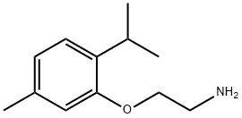 2-(2-isopropyl-5-methylphenoxy)ethanamine Struktur