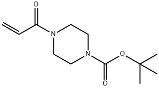 tert-butyl 4-acryloylpiperazine-1-carboxylate Struktur