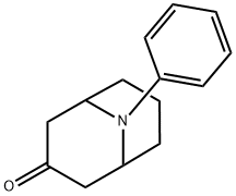 9-phenyl-9-azabicyclo[3.3.1]nonan-3-one Struktur