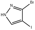 1H-Pyrazole, 3-broMo-4-iodo- Struktur