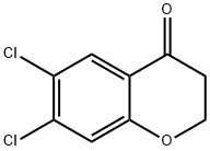 6,7-DICHLOROCHROMAN-4-ONE Struktur