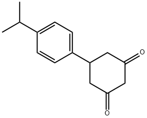 1,3-Cyclohexanedione, 5-[4-(1-Methylethyl)phenyl]- Struktur