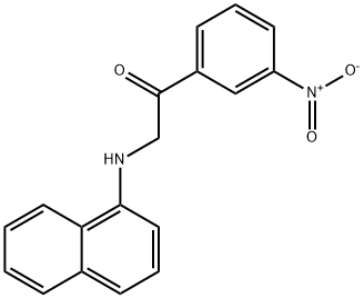 2-(Naphthalen-1-ylaMino)-1-(3-nitrophenyl)ethanone Struktur