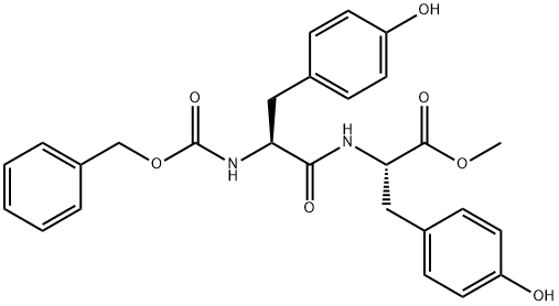 CARBOBENZYLOXYTYROSYLTYROSINE METHYL ESTER Struktur