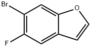 6-broMo-5-fluorobenzofuran Struktur