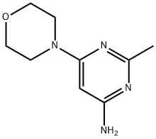 2-Methyl-6-MorpholinopyriMidin-4-aMine Struktur