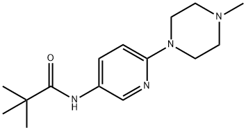 N-(6-(4-Methylpiperazin-1-yl)pyridin-3-yl)pivalaMide Struktur