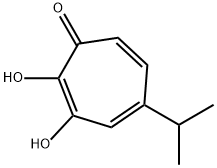 2,4,6-Cycloheptatrien-1-one, 2,3-dihydroxy-5-(1-Methylethyl)- Struktur