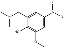 α-(Dimethylamino)-6-methoxy-4-nitro-o-cresol Struktur