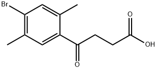 4-(4-BroMo-2,5-diMethylphenyl)-4-oxobutanoic acid Struktur