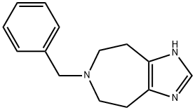 6-benzyl-1,4,5,6,7,8-hexahydroiMidazo[4,5-d]azepine Struktur