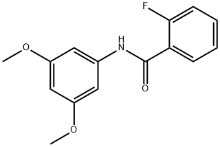 2-Fluoro-N-(3,5-diMethoxyphenyl)benzaMide, 97% Struktur