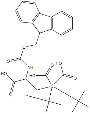 N-Fmoc-γ-carboxyglutamic Acid γ,γ-Di-t-butyl Ester Struktur