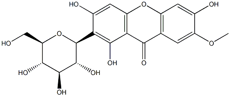 7-O-MethylMangiferin Struktur