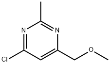 4-Chloro-6-(MethoxyMethyl)-2-MethylpyriMidine Struktur