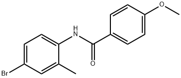 N-(4-bromo-2-methylphenyl)-4-methoxybenzamide Struktur