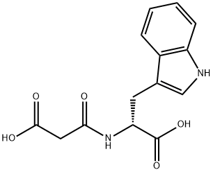 N-(2-Carboxyacetyl)-D-tryptophan Struktur