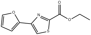 Ethyl 4-(furan-2-yl)thiazole-2-carboxylate Struktur