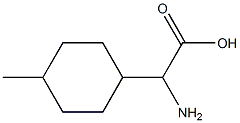 a-AMino-4-Methyl-cyclohexaneacetic acid Struktur