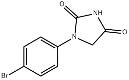 1-(4-broMophenyl)iMidazolidine-2,4-dione Struktur