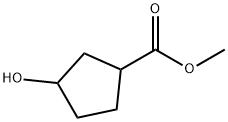 Methyl 3-Hydroxycyclopentanecarboxylate Struktur