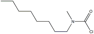 Methyl(octyl)carbaMic chloride Struktur