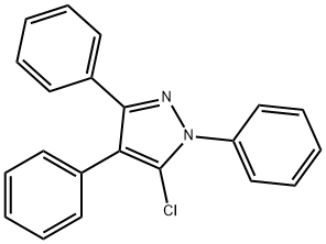 5-Chloro-1,3,4-triphenyl-1H-pyrazole Struktur