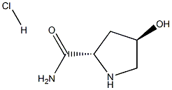 (2S,4R)-4-Hydroxypyrrolidine-2-carboxaMide Hydrochloride Struktur