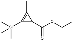 ethyl 2-Methyl-3-(triMethylsilyl)cycloprop-2-enecarboxylate Struktur