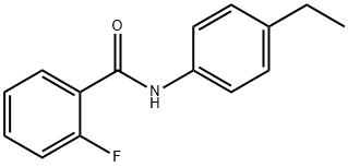 N-(4-ethylphenyl)-2-fluorobenzamide Struktur