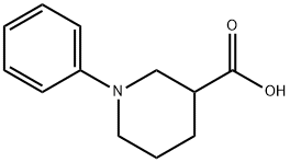 1-Phenylpiperidine-3-carboxylic acid Struktur