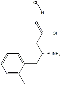 (R)-3-AMino-4-(2-Methylphenyl)-butyric acid-HCl Struktur