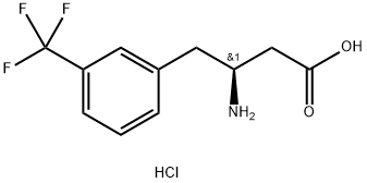 (S)-3-AMino-4-(3-trifluoroMethylphenyl)-butyric acid-HCl Struktur