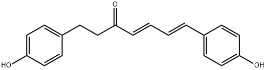 1,7-BIS(4-HYDROXYPHENYL)HEPTA-4,6-DIEN-3-ONE 結(jié)構(gòu)式