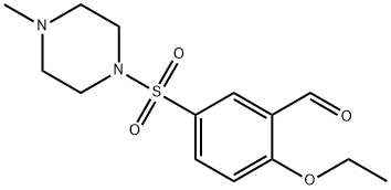 1-[(4-Ethoxy-3-formylphenyl)sulfonyl]-4-methylpiperazine Struktur