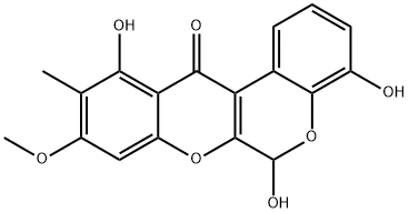 9-O-Methyl-4-hydroxyboeravinone B Struktur