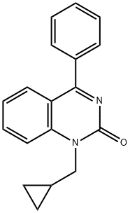 1-(CyclopropylMethyl)-4-phenylquinazolin-2(1H)-one Struktur