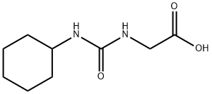 2-[(cyclohexylcarbaMoyl)aMino]acetic acid Struktur